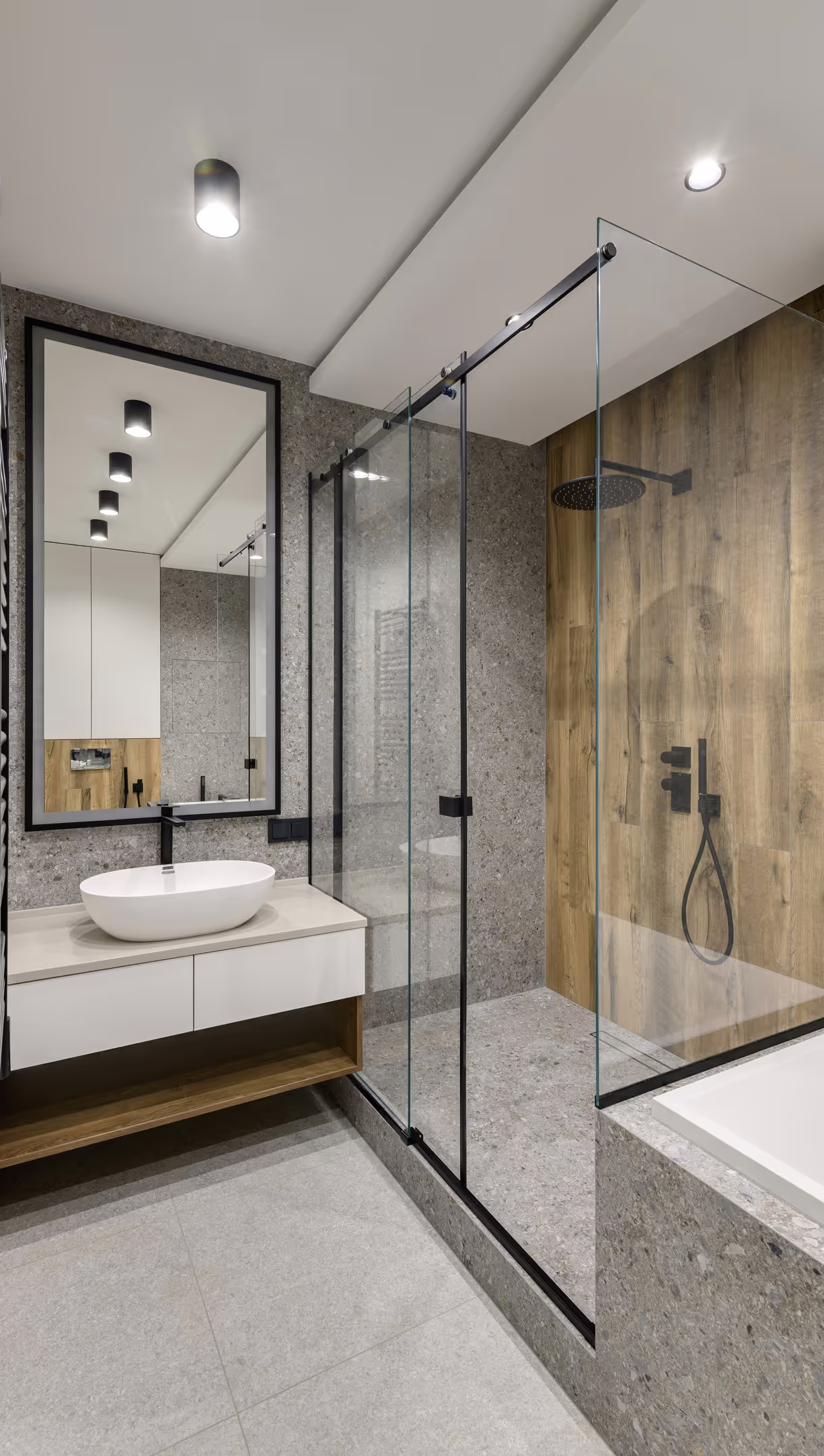 A bathroom built by LST Building Services